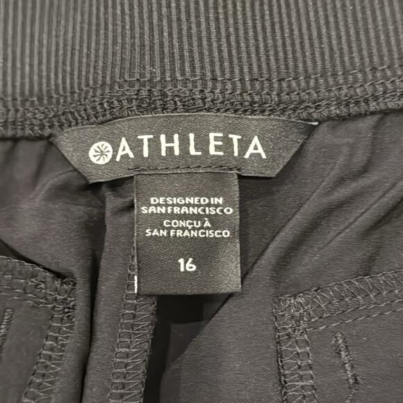 NWT Athleta Brooklyn Mid Rise Ankle Black Pant Size 16 - Picture 9 of 12